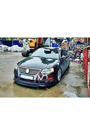 Volkswagen Passat B6 Uyumlu Ön Tampon Eki Karlık Fiberglass Boyasız