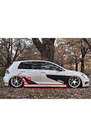 VW GOLF 7 MARŞPİYEL SAĞ SOL TAKIM FİBERGLASS BOYASIZ Uyumlu