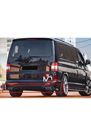 VW TRANSPORTER T5 ARKA TAMPON EKİ KARLIK FİBERGLASS BOYASIZ Uyumlu