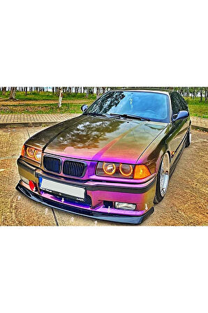 BMW E36 7 CM'LİK ÖN LİP FİBERGLASS BOYASIZ