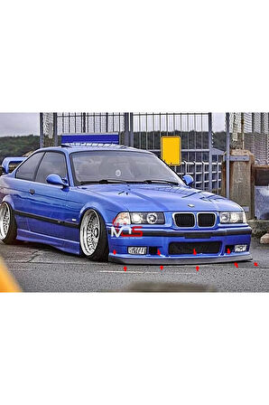 BMW E36 7 CM'LİK ÖN LİP FİBERGLASS BOYASIZ