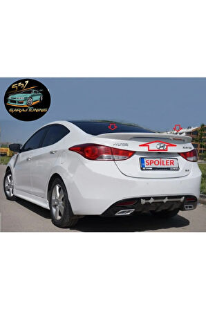 HYUNDAİ ELANTRA SPOYLER (2010-2016) FİBERGLASS BOYASIZ