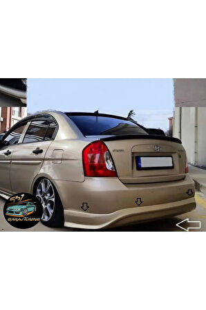 HYUNDAİ ACCENT ERA GT ARKA TAMPON EKİ FİBERGLASS BOYASIZ