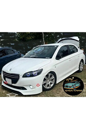 PEUGEOT 301 ÖN TAMPON EKİ (2013-2016) FİBERGLASS BOYASIZ