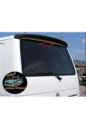 VOLKSWAGEN TRANSPORTER T4 BAGAJ SPOYLER FİBERGLASS BOYASIZ