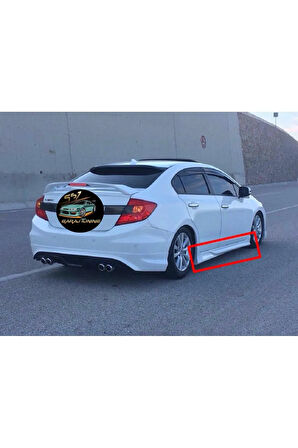 HONDA CİVİC FB7 MARŞPİYEL TAKIMI (2013 VE ÜZERİ) FİBERGLASS BOYASIZ