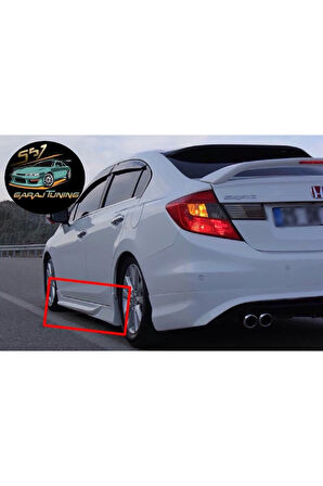 HONDA CİVİC FB7 MARŞPİYEL TAKIMI (2013 VE ÜZERİ) FİBERGLASS BOYASIZ