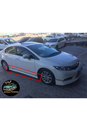 HONDA CİVİC FB7 MARŞPİYEL TAKIMI (2013 VE ÜZERİ) FİBERGLASS BOYASIZ