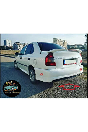 HYUNDAİ ACCENT MİLENYUM KASA GTM ARKA TAMPON EKİ FİBERGLASS BOYASIZ