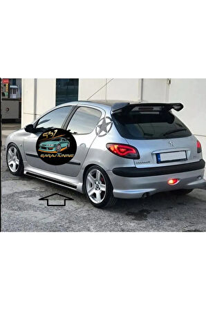 PEUGEOT 206 RİEGER MARŞPİYEL SAĞ SOL TAKIM FİBERGLASS BOYASIZ