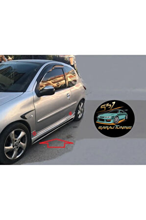 PEUGEOT 206 RİEGER MARŞPİYEL SAĞ SOL TAKIM FİBERGLASS BOYASIZ