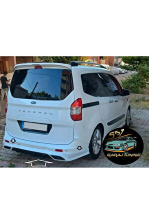 FORD COURİER ARKA TAMPON EKİ (2013-2022) FİBERGLASS BOYASIZ