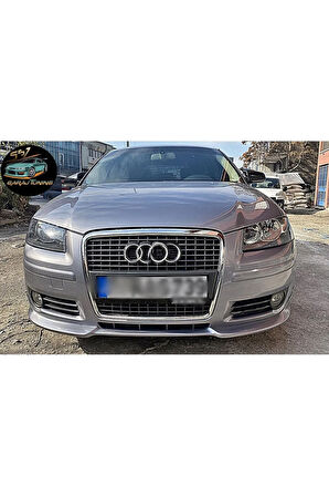 AUDİ A3 HB WORTEKS ÖN TAMPON EKİ (2004-2012) FİBERGLASS BOYASIZ