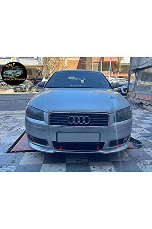 AUDİ A3 HB WORTEKS ÖN TAMPON EKİ (2004-2012) FİBERGLASS BOYASIZ