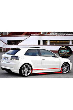AUDİ A3 HB MARŞPİYEL SAĞ SOL TAKIM FİBERGLASS BOYASIZ