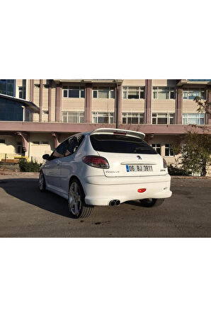 PEUGEOT 206 UYUMLU RC SPOYLER FİBERGLASS BOYASIZ