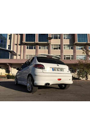 PEUGEOT 206 UYUMLU RC SPOYLER FİBERGLASS BOYASIZ