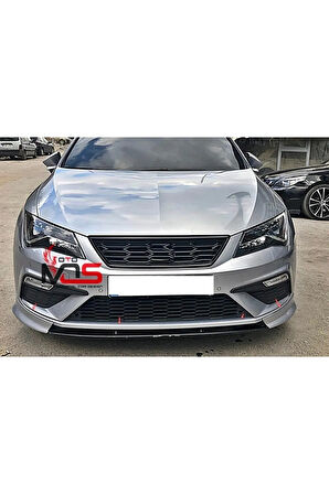 SEAT LEON 3.5 FR ÖN TAMPON EKİ 2018 VE ÜZERİ FİBERGLASS Uyumlu