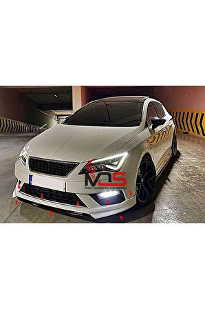 SEAT LEON 3.5 FR ÖN TAMPON EKİ 2018 VE ÜZERİ FİBERGLASS Uyumlu