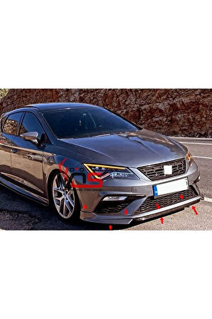 SEAT LEON 3.5 FR ÖN TAMPON EKİ 2018 VE ÜZERİ FİBERGLASS Uyumlu