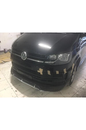 VW TRANSPORTER T7 Uyumlu ÖN TAMPON EKİ 4 PARÇA BOYASIZ