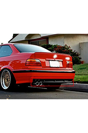 BMW E36 M TAMPON DİFÜZÖR EK FİBERGLASS BOYASIZ Uyumlu