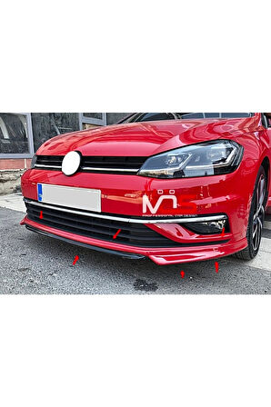 Vw Golf 7.5 Ön Tampon Eki Karlık Fiberglass Boyasız