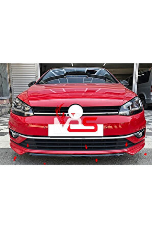 Vw Golf 7.5 Ön Tampon Eki Karlık Fiberglass Boyasız