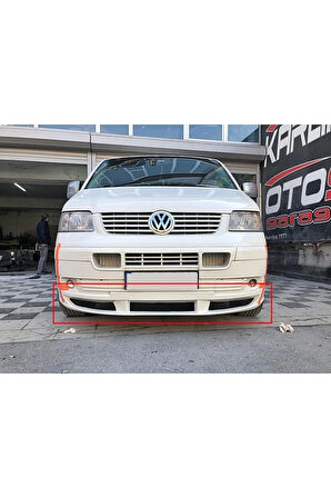 Vw Transporter T5 uyumlu Ön Tampon Eki Karlık Fiberglass Boyasız