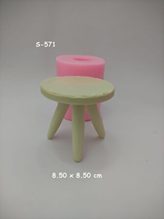 Ayaklı Saksı Altlığı (Büyük) Silikon Kalıp