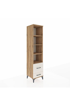 Hyperion Dolap 4 Raflı 2 Çekmeceli 44x44x195 Çam-Aytaşı