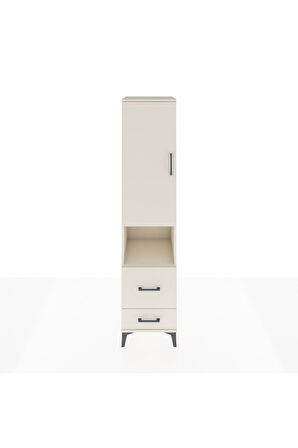 Hyperion Dolap 2 Raflı 2 Çekmeceli Tek Askılı 44x44x195 Aytaşı-Aytaşı