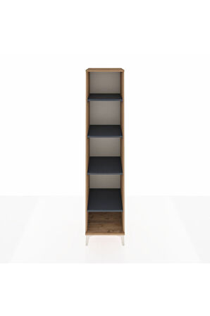 Hyperion Dolap 4 Raflı 44x44x195 Çam-Antrasit