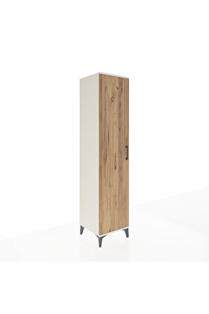 Hyperion Dolap 3 Raflı Tek Kapaklı Tek Askılı 44x44x195 Aytaşı-Çam