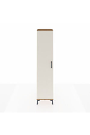 Hyperion Dolap 3 Raflı Tek Kapaklı Tek Askılı 44x44x195 Çam-Aytaşı