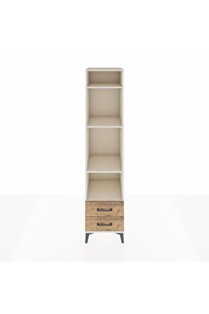 Hyperion Dolap 4 Raflı 2 Çekmeceli 44x44x195 Aytaşı-Çam