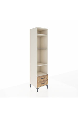 Hyperion Dolap 4 Raflı 2 Çekmeceli 44x44x195 Aytaşı-Çam
