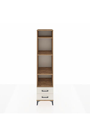 Hyperion Dolap 4 Raflı 2 Çekmeceli 44x44x195 Çam-Aytaşı