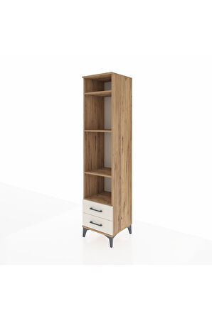 Hyperion Dolap 4 Raflı 2 Çekmeceli 44x44x195 Çam-Aytaşı