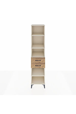 Hyperion Dolap 4 Raflı 2 Çekmeceli 44x44x195 Aytaşı-Çam