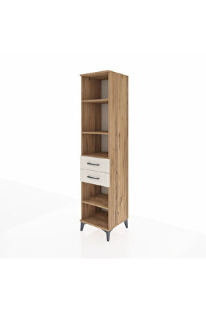 Hyperion Dolap 4 Raflı 2 Çekmeceli 44x44x195 Çam-Aytaşı
