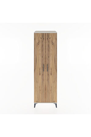 Hyperion Dolap 5 Raflı 2 Kapaklı 60x44x195 Aytaşı-Çam