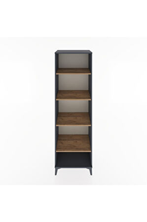 Hyperion Dolap 4 Raflı 60x44x195 Antrasit-Çam