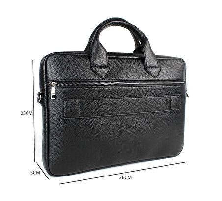 Unisex Siyah 14 inç Evrak Ve Laptop Çantası