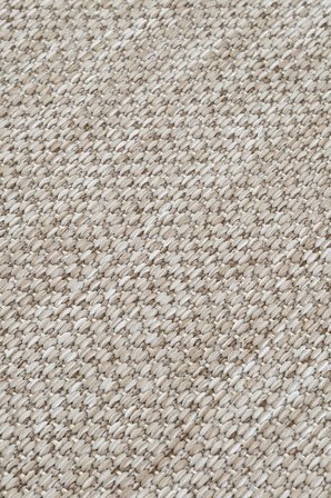 S605-BEJ Bej Oval Sisal Jüt Halı Düz Dokuma Hasır Halı Kaymaz Taban Salon Oturma Odası Halısı