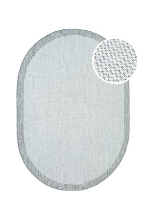 S605-GRİ GRİ Oval Sisal Jüt Halı Düz Dokuma Hasır Halı Kaymaz Taban Salon Oturma Odası Halısı