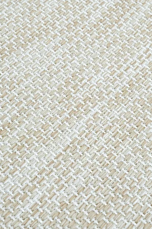 S605-KREM KREM Oval Sisal Jüt Halı Düz Dokuma Hasır Halı Kaymaz Taban Salon Oturma Odası Halısı