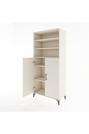 Hyperion Dolap 5 Raflı 2 Kapaklı 88x44x195 Aytaşı-Aytaşı
