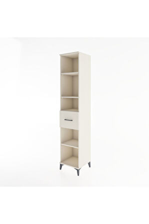 Hyperion Dolap 4 Raflı Tek Çekmeceli 44x44x221 Aytaşı-Aytaşı