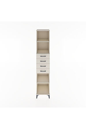 Hyperion Dolap 3 Raflı 4 Çekmeceli 44x44x221 Aytaşı-Aytaşı